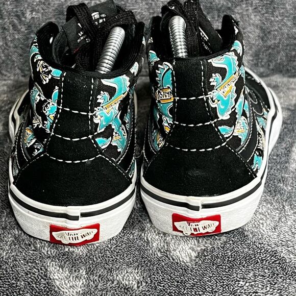 VANS SK8-HI Pro Vanosaur Suede Black Men Sneaker Sz 5.5 - Picture 4 of 7